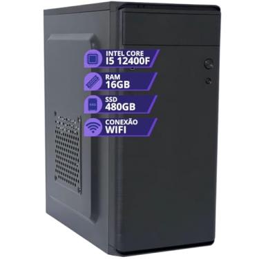 Imagem de Computador Cpu Intel Core I5 12400F Memoria 16gb DDR4 SSD 480gb