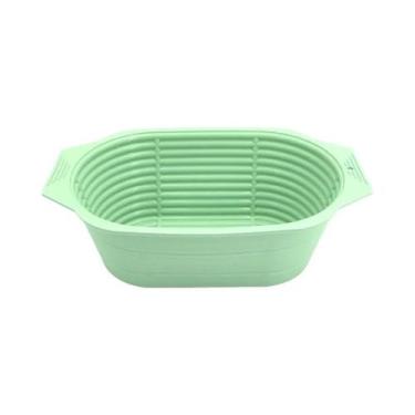 Imagem de Cesta De Fermentação De Pão De Silicone Dobrável Forno Resistente Ao C