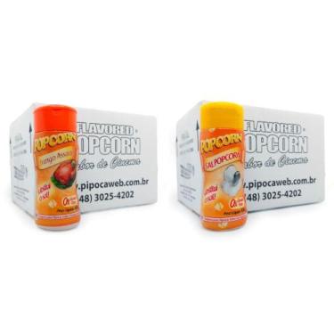 Imagem de Temperos Para Pipoca Cx 24 Un - Frango Assado E Sal Popcorn - Flavored