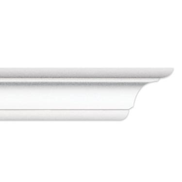 Imagem de Roda Teto Perfil De Poliestireno C100 Homestar 6 M - Branco