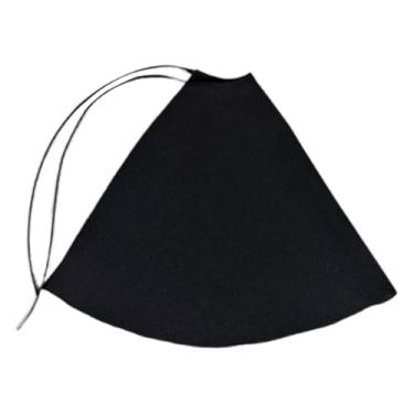 Imagem de EHJRE 1:12 Action Figure Cape Mini Long Robe Trendy Dress Up Elegante Moda Miniatura Roupas Fantasia para Figuras de ação Masculinas de 6'', Preto