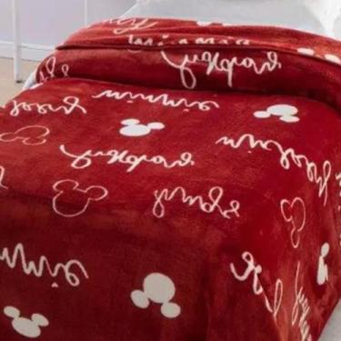 Imagem de Cobertor Jolitex Solteiro Infantil Disney 150x200, UN, MICKEY E MINNIE