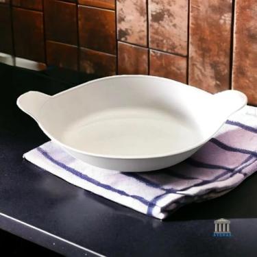 Imagem de Conjunto de 10 Petisqueiras Brancas em Formato de Canoa, Tigelas para Servir Petiscos, Frios e Amendoim