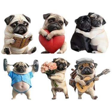 Imagem de Difusor de Aromas para Carro,Clipe Purificador De Ar Em Formato De Pug Para Ventilação - Aromatizador Automotivo Durável para Carros Caminhões e Veículos