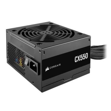 Imagem de Fonte Corsair CX550W 80 Plus Bronze ATX Preta