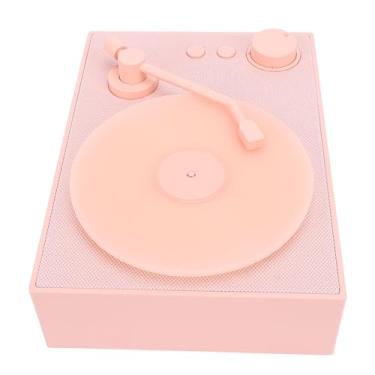 Imagem de Generic Tocador de Discos, 5,3 Difusor Antiquado Fonogragem de Toca -Discos Vintage para Interno (Rosa)
