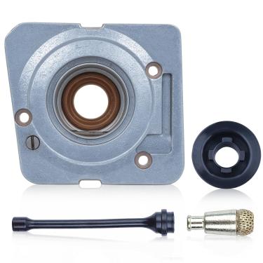 Imagem de Hyceker Kit de engrenagem sem-fim para bomba de óleo 288 para Husqvarna 181 281 281XP 288 288XP Peças de motosserra 503698101 Conjunto de bomba de óleo 503426701 Mangueira de óleo 503557501 Engrenagem