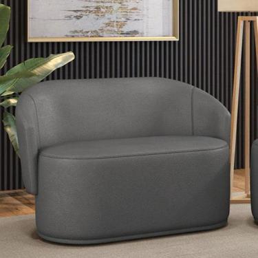 Imagem de Sofá 2 Lugares Namoradeira Orgânica para Sala Malu Sintético M11 - D'R