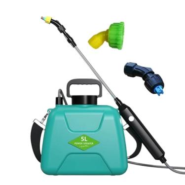 Imagem de Generic Pulverizador elétrico de água com 3 bicos de névoa 5L para irrigação de jardim e limpeza doméstica