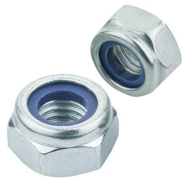 Imagem de Porca nylon auto travante m4 ma-0,70 din 985 zinco - 150un - MTC TOOLS