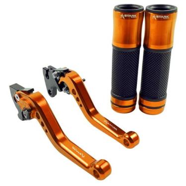 Imagem de Kit Manete Manopla Esportivo Xt 225 Xt660r Dt 200 Tdm 25 - Stark Race,