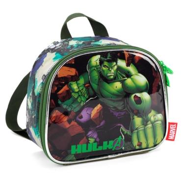 Imagem de Lancheira Térmica Hulk Avengers Verde - Luxcel 20x23x10 cm