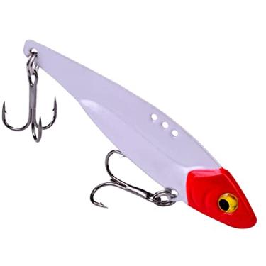 Imagem de Isca de pesca 5/7/12/17/20g 3D Eyes Metal Vib Blade Isca artificial de vibração para poleiro de robalo