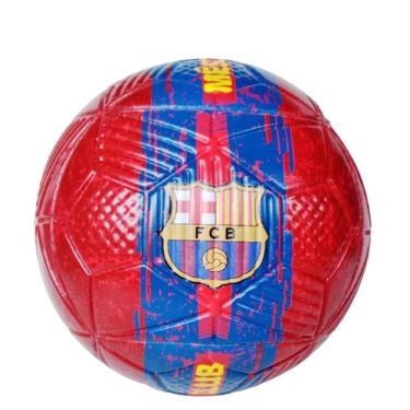 Imagem de Bola De Futebol De Campo Nº5 - Barcelona Vermelho
