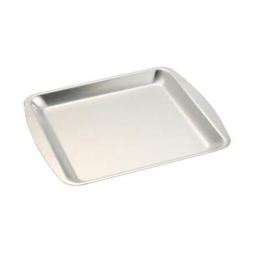 Imagem de Prato retangular engrossado de aço inoxidável restaurante especial requintado talheres prato multiuso prata 201- grande 23,5 × 21,0
