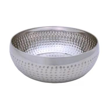 Imagem de Saladeira Tigela Bowl Inox Martelado 18cm 1350ml - CLASS HOME
