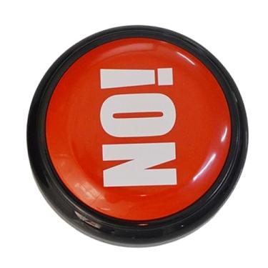 Imagem de CarpNettore Botão de Som para Resposta de Jogo Botão de Fala Engraçado para Interação de Jogo de Concurso de Perguntas, Não