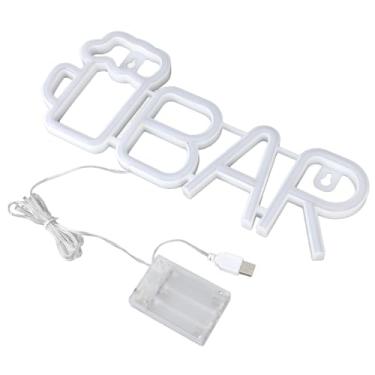 Imagem de Zhjvihx LED Neon SIGN, Alta Segurança de Orifícios Suspensos Amplamente Utilizados PVC ABS USB ou Luz de Neon de Barra Alimentada por Bateria para o Quintal do café (Barra roxa)