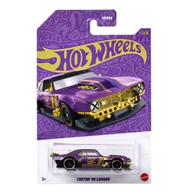 Imagem de Carrinho HOT Wheels 57 ANOS Custom 68 Camaro Mattel HDH54