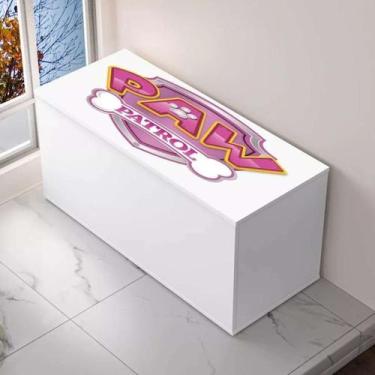 Imagem de Baú 100% MDF Infantil Organizador De Brinquedos De Personagens - Home 