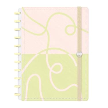 Imagem de Caderno De Disco Inteligente Iscool Urban Flow Lupim Verde Claro G