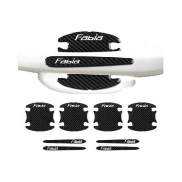 Imagem de Adesivo Protetor Para Maçaneta De Porta Skoda Octavia Fabia Rapid Supe