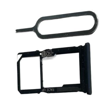 Imagem de zhxchzhi Bandeja de cartão SIM OEM com compartimento + pino compatível com Motorola Edge 60 Stylus Parts azul