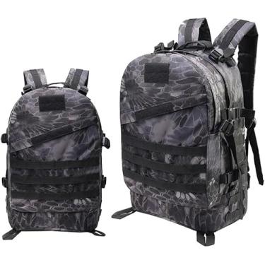 Imagem de Mochila Tática De Camuflagem De Viagem, Mochila De Arma Militar Ao Ar Livre, Mochila De Camuflagem Militar Ao Ar Livre Do Exército Adequada Para Caça, Tiro, Acampamento, L