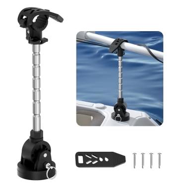 Imagem de Suporte de estabilizador de motor de pesca aplicável para Minn Kota Terrova/Riptide Ulterra/Riptide PowerDrive e suporte de motor de pesca ajustável de grau marítimo