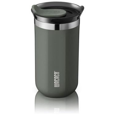 Imagem de Copo para Café 300 mL Isolado a Vácuo Aço Inox Duplo com Tampa, WACACO Octaroma, Cinza escuro