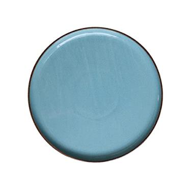 Imagem de Lata de lixo Prato de pizza vintage, prato de jantar em casa, cerâmica, prato de jantar, sobremesa, bolo, prato plano, prato profundo de cerâmica(Pequeno)