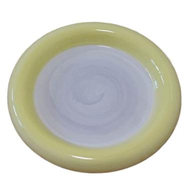 Imagem de Prato de serviço adorável prato de jantar redondo prato de jantar doméstico prato de sobremesa prato plano de cerâmica prato fundo colorido prato de café da manhã salada pratos grandes (cor: 002)