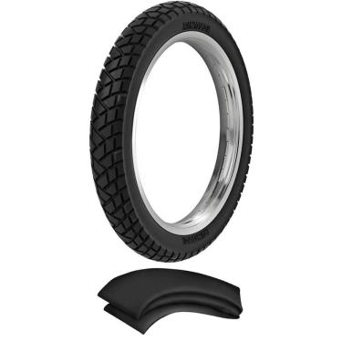 Imagem de Kit Pneu Biz 125 C 100 Dream Crypton T 115 250-17 43l R34 Rinaldi + Camara