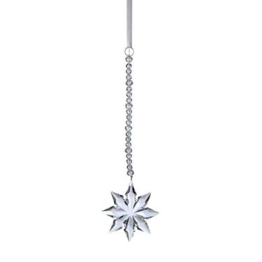 Imagem de Regency International Enfeite de gota de estrela de diamante de cristal, 25 cm, transparente