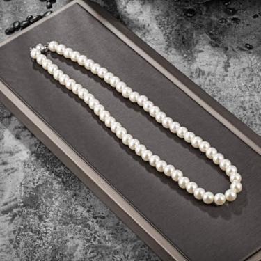 Imagem de Colar com pingente feminino – Joia minimalista elegante com corrente ajustável para uso diário, casamentos e ocasiões especiais, F, Aço inoxidável, Sem Pedra Preciosa