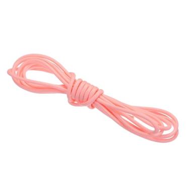 Imagem de Paracorde de 3 metros que brilham no escuro, corda de paracord de acampamento de 4 mm, tipo 9 fios, 250 kg, nano corda, para acampamento, lona, caminhada, rosa
