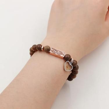 Imagem de Pulseira Faith Inspirational Faith and Hope Charm, Joias de Pedras Preciosas Acessíveis, Design Clássico para Uso Diário e Inspiração Espiritual YA4177, Medium, Aço inoxidável, Sem Pedra Preciosa