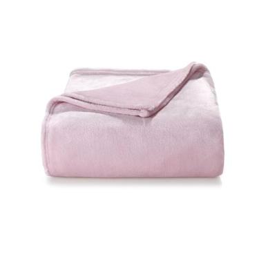 Imagem de Manta e Cobertor Infantil Solteiro Döhler Elise Microfibra, Rosa