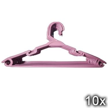 Imagem de Kit 10 Cabide Infantil Reforçado Roupa Criança Bebê 30cm - Emporio CTZ