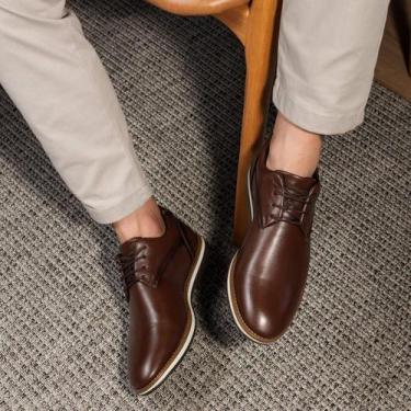 Imagem de Sapato Oxford Masculino Social Liso Moderno Casual Sapato 02 - THEZB, 