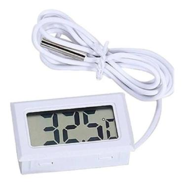 Imagem de Termometro Digital Freezer Geladeira Aquário Chocadeira Com Sensor Ext