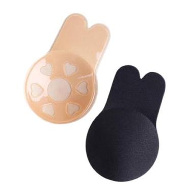 Imagem de Sutiã Adesivo Orelha de Coelho Invisível Levanta Seios Pushup Mágico S