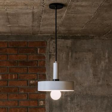 Imagem de Luminária Pendente Nísia Retrô - lumim, Preto, Bivolt