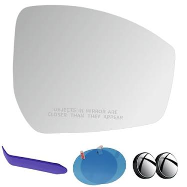 Imagem de EAP Vidro espelhado lateral do passageiro compatível com Land Rover Evoque 2012-2018, Discovery Sport 2015-2023, Velar 2018-2023, Jaguar E-Pace 2018-2023, F-Pace 2017-2023, aquecido sem escurecimento