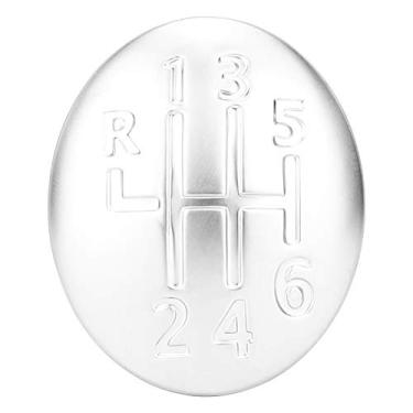 Imagem de Tampa da Capa do Botão de Engrenagem, Decoração de Luxo de Prata para Clio Scenic Megane II Laguna Twingo Modus, Design Ergonômico Com Alta Precisão e Confiabilidade, Mancha de