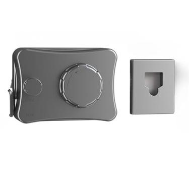 Imagem de Varal Retrátil de Parede Invisível, para Secagem de Roupas Interna e Externa(cinza)