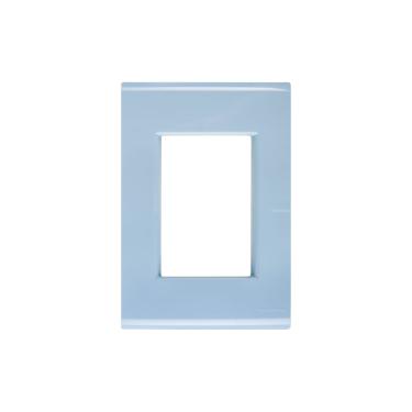 Imagem de Placa 3 Postos 4x2 Tramontina Liz Azul Jeans