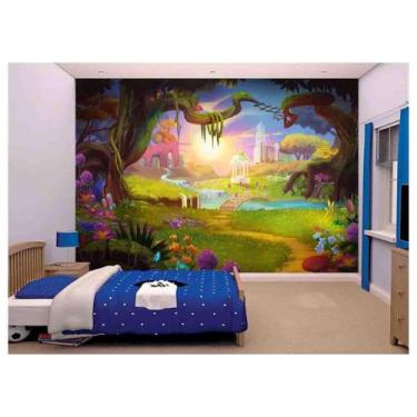 Imagem de Papel De Parede Floresta Encantada Jardim  Azs179 - Você Decora