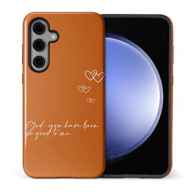 Imagem de WANKBLC Capa brilhante compatível com Samsung Galaxy S24 FE para meninas e meninos, design de corpo inteiro, silicone macio, proteção contra arranhões, estampa louca God You Have Been Good to Me Psalm