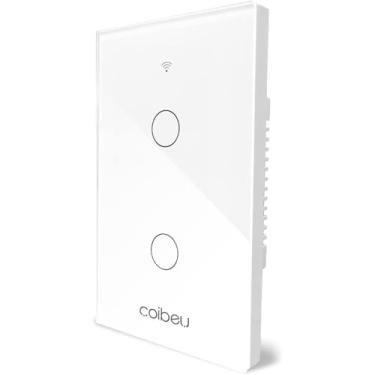 Imagem de Interruptor Smart Wifi Inteligente Touch 2 Botões Branco